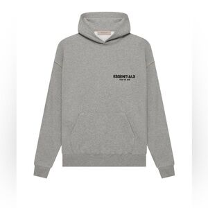 Fear of God ESSENTIALS Hoodie - Dark Oatmeal/Gray BRAND NEW w/Tags | M